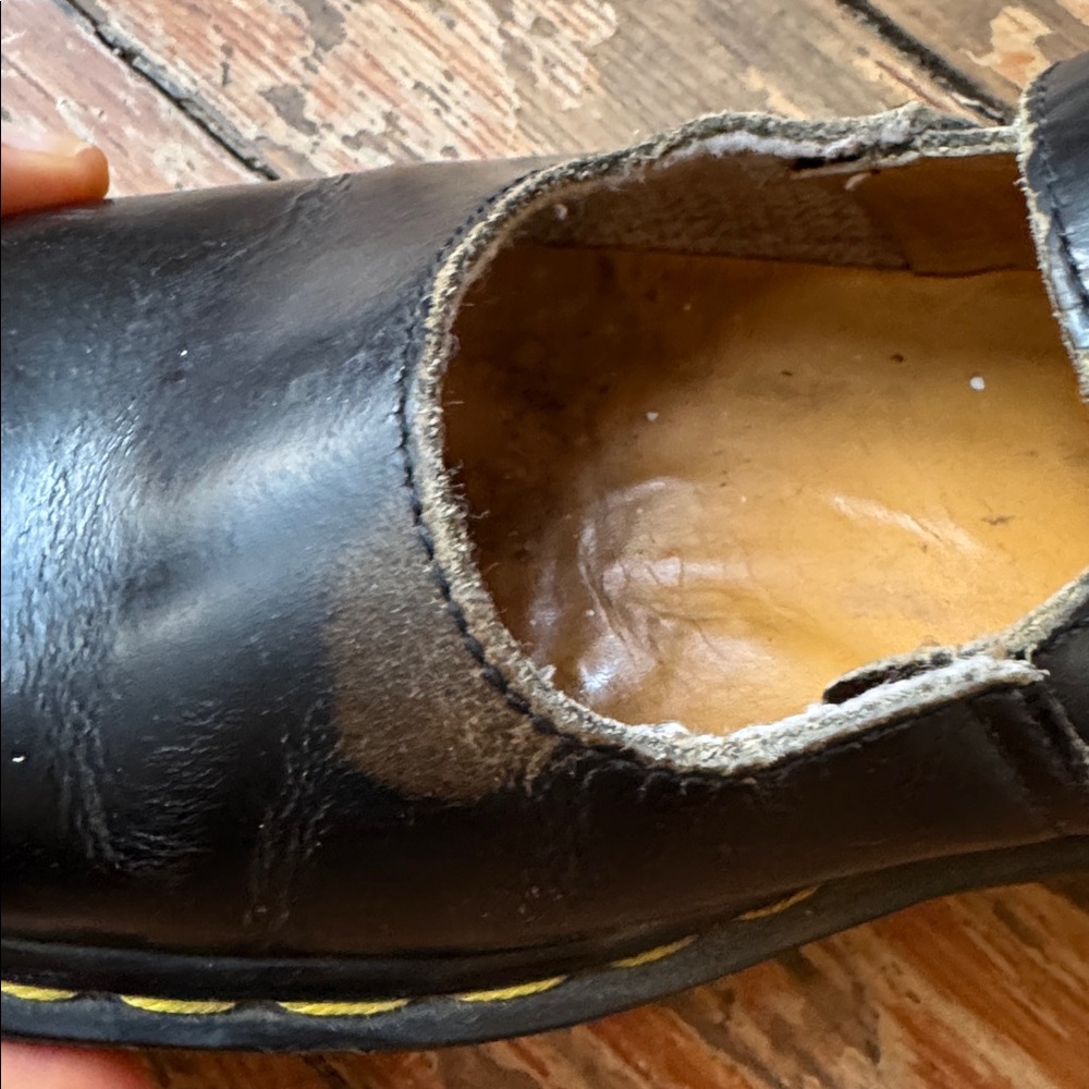 Original Made in England Dr. Martens Mary Janes Black UK size 6/US 8.5 - Picture 7 of 9